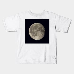 Waning gibbous Moon (R340/0660) Kids T-Shirt